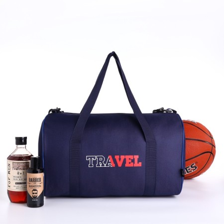 Road bag, textura, small size, blue color-7