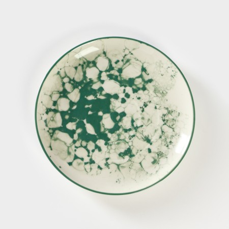 Ceramic "Foam" saucer, d = 18.5 cm