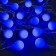 Garland “thread” 5 m with nozzles “Blood Balls”, IP20, transparent thread, 30 LED, Blue glow, 8 modes, 220 V