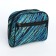 Lightning cosmetic bag, blue/turquoise color
