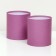 Set of round boxes 2B1, "dark lilac", without a cover, 10 x 10 x10.5 cm