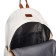 Young backpack from textiles with a zipper, 4 pockets, milk color