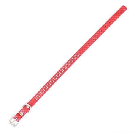 The collar of rivet with 2 rows of rivets, 33 x 1.2 cm, Osh 23-29, red-3