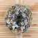 New Year's Wreath D-34 cm "cones and white leaves"