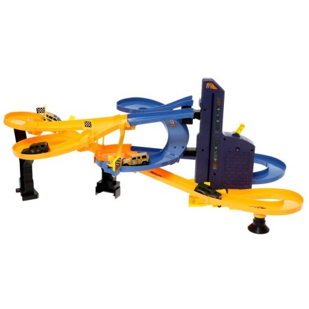 Speed ​​Auto Trade, multi -level, with an elevator, cars in the kit, works from batteries-2