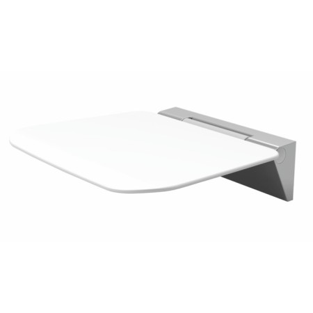 Shower seat Wasserkraft SS403, 365x360x101.5 mm, folding, aluminum, white