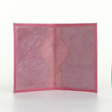 Cover for passport, pink color-2