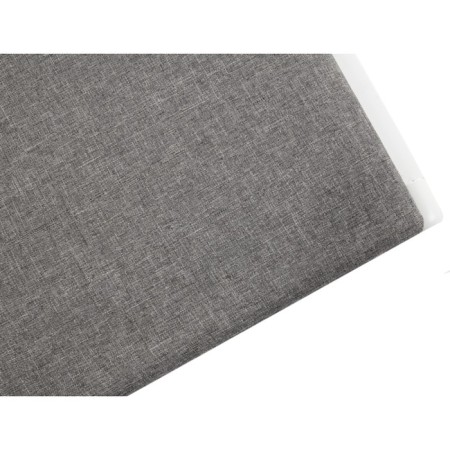 Wooden Camel Stew Massive/Fabric, White/Gray 40.5x43x84 cm-6