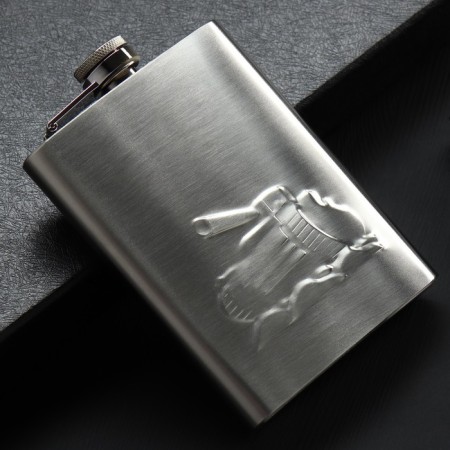 Flask "Tanks of dirt are not afraid", 240 ml-1