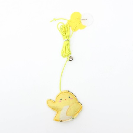 Cat tensile on mounting with a tibia "bird" with a cat's mint-1