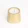 Candle "Trapezius" in the candlestick of gypsum smooth, 8x6cm, gold