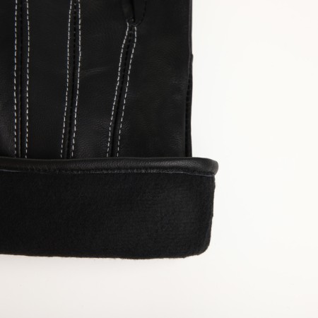 Male gloves, size XL, with insulation, black color-3