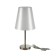 Evoluce bedside lamp. Sle105904-01. Bellino. 1x40 W, E14, 22x22x44 cm, Nickel color