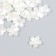 Decor for creativity plastic "Flower" Pearl set 35 pcs 0.9x0.9 cm