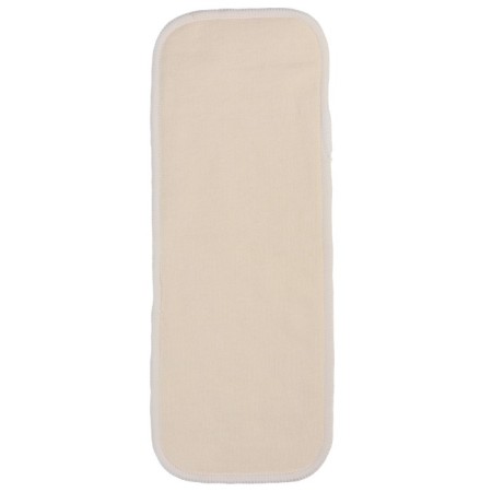Liner in a reusable diaper 4-layer, flax/cotton-2