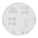 Circle of abrasive grinding under the "Velcro" tundra, 150 mm, P120, 5 pcs.