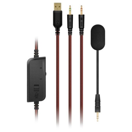 Headphones with a microphone SVEN AP-U1001MV black 2.2m overhead heading (SV-019341)-5
