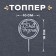 Topper "Happy Birthday", Circle, Color Silver