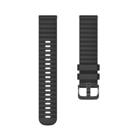 Watch strap, 20 mm, silicone, black-2