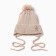Children's hat minku, rr 35-40, beige color