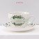Service Porcelain Tea Daulay "Eucalypt", 12 items: 6 cups 280 ml, 6 saucer d = 15 cm