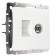 Rosette W1181301 TV+Ethernet RJ-45 6 CAT., White