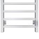 The electric heated towel "Sanprise" Contour P8, 400x800 mm, universal, white