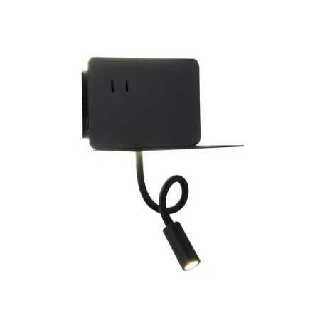 Wall lamp ST LUCE. SL1576.401.02. 2x3 watts, LED, 4000K, 470 LM, 20x15 cm, black color-3
