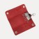 Key of buttons, length 12 cm, 7 carabiners, burgundy color