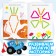 Set "Funny Account sticks": Book 24 pp., 17 × 24 cm, + 100 sticks, blue tractor