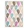 Rectangular solo carpet 80x150 cm, pp 100%, jute
