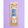 Candles for the cake "wavy lines", 6 pcs, white with blue