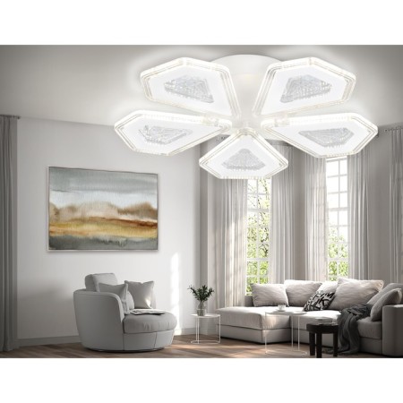 LED ceiling LED with Ambrella Light, Original, FA4030, 5XLED, 96 W, 7200LUM, 3000-6400K, white color.-2