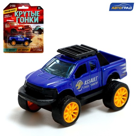 Metal machine “Cool races. Pickup ", inertia, 1:64, mix