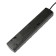 Luazon Lighting network filter, 5 outlets, 5 m, 2200 W, 3x0.75 mm2, 10 A, 220 V, with a fuse, black