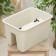 Kashpo on the railing "rattan", 12 l, beige color