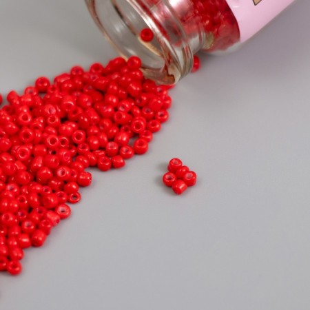 12/0 round beads in the bottle "Scarlet" 2x20 g set 2 pcs-2