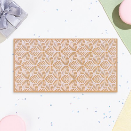 Money envelope "Universal" white patterns, 19 x 10 cm-1