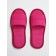 Women's slippers open nose, size 39-41, raspberry color