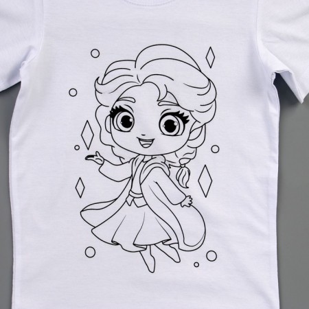 Set for creativity "T -shirt - coloring. Girl Ellie »Size: 122-128 cm-6