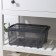 Storage container with a KIP lid, 11 l, 37.5 × 28.5 × 16 cm, black color is transparent