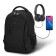 Brauberg Urban backpack universal with a laptop compartment, USB port, "Kinetic", black, 46x31x18 cm, 270798