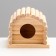 Wooden rodent house, 11 x 10 x 9 cm