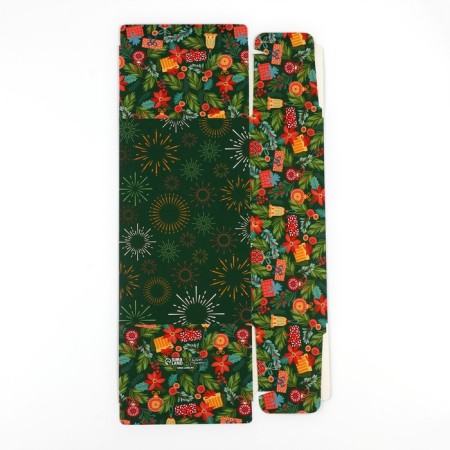 The prefabricated box - the context "New Year tree", 18 x 28 x 10 cm, New Year-1