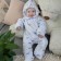 Kinderlitto Kinderlitto overalls. Cloud ", height 68-74 cm, gray color