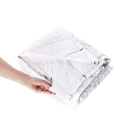 Lightning blanket, size 90 × 120 cm, tick, white-2