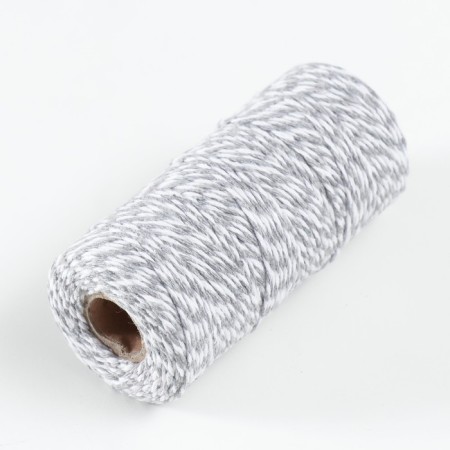 Yarn 100% cellulose "Softino Raffia Color Melange" Washed, gray 100m ± 2m 87 g-1