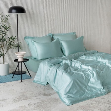 KIA pillowcase set, size 50x70 cm, turquoise color, 2 pcs-3
