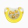 Nipple - orthodontic dummy "flowers", +6 months, yellow color