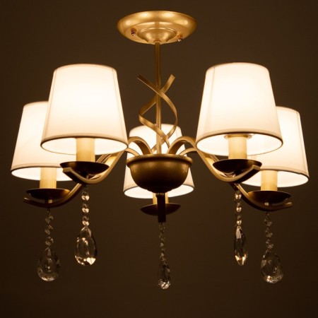 Sapphirah chandelier 5he14 40t champagne gold 58x58x40 cm-2